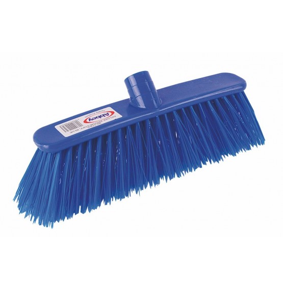 Stiff Deluxe Broom Head Blue